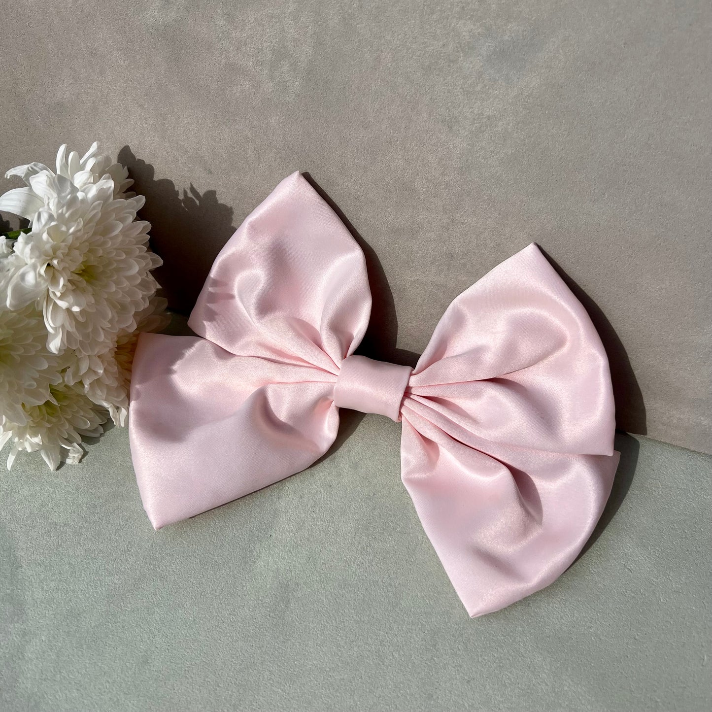 Premium Duchess Satin Hair Bow Handmade-Hair Bows-Luxury Fashion Accessories-Boncamila