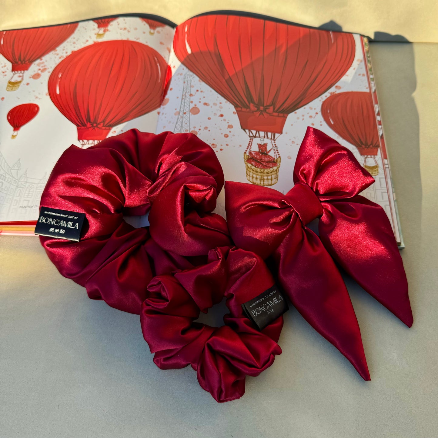 Luxury Silk Hair Scrunchie Handmade