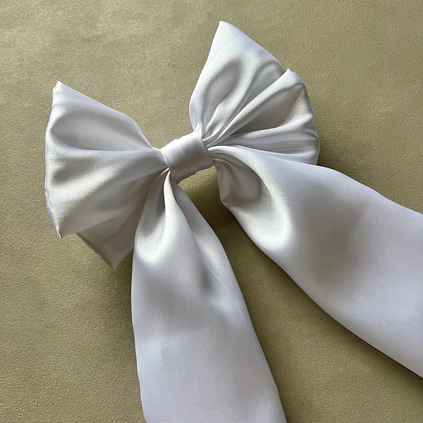 Luxury Silk Hair Bow Handmade
