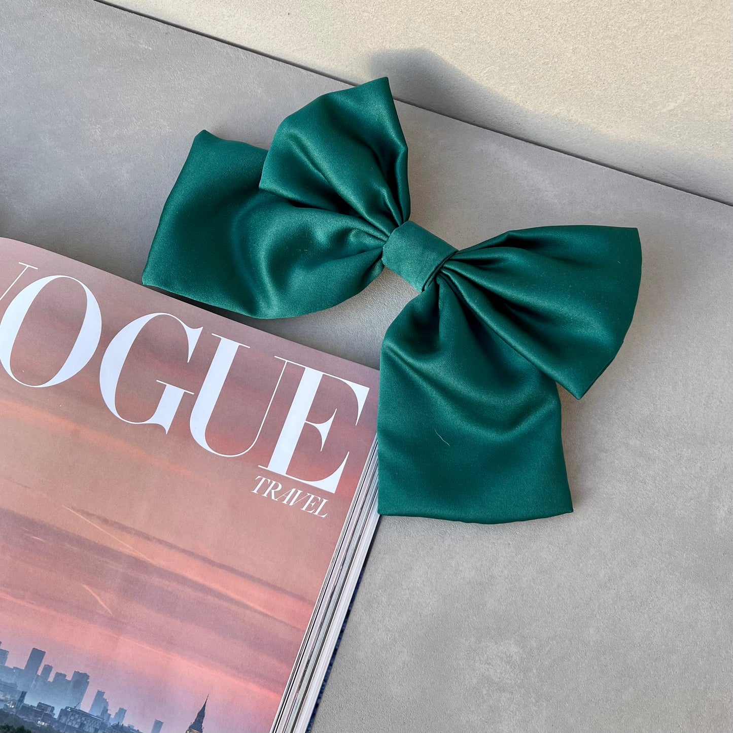 Premium Duchess Satin Hair Bow Handmade