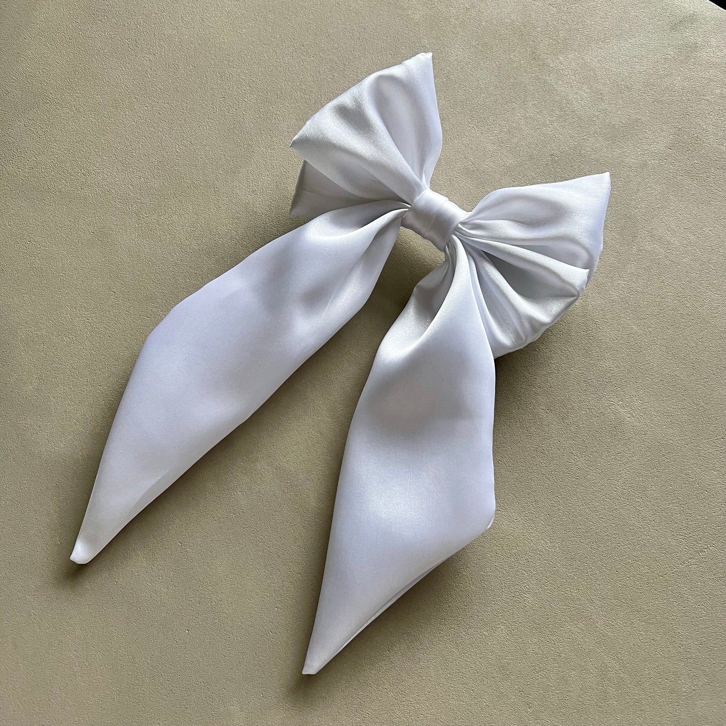 Luxury Silk Hair Bow Handmade