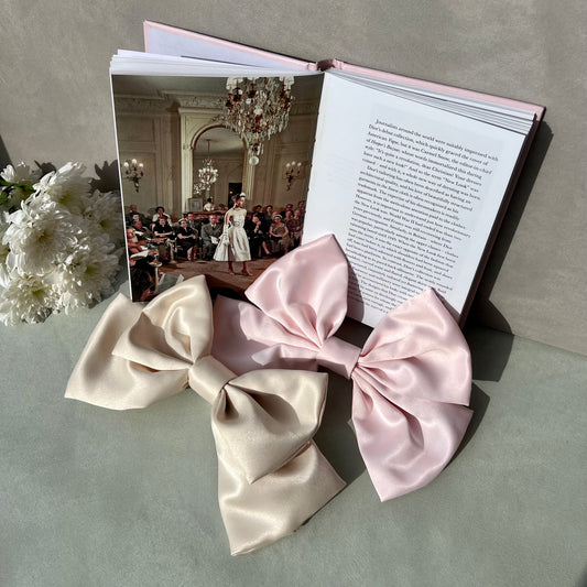 Premium Duchess Satin Hair Bow Handmade-Hair Bows-Luxury Fashion Accessories-Boncamila